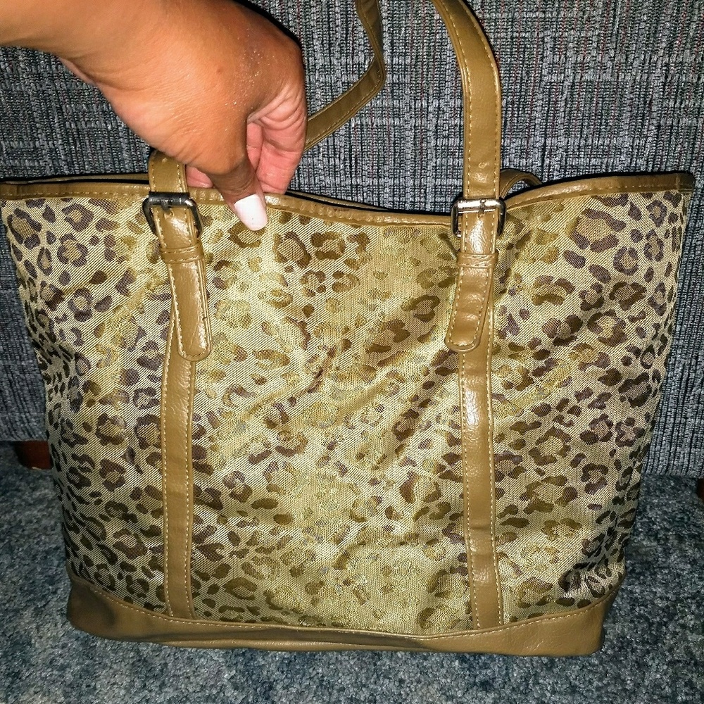 Cheetah print tote bag - Picture 1 of 8